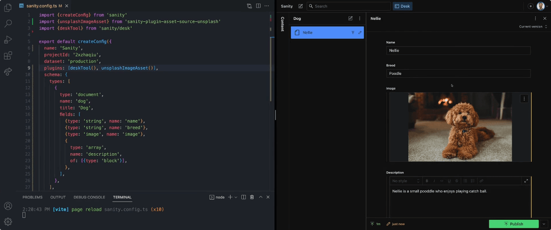 Sanity.io Experiment